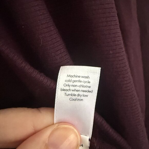 ATHLETA SPICED CABERNET POCKETS NIRVANA PRANAYAMA RESTORE WRAP CARDIGAN XXS - Picture 7 of 9
